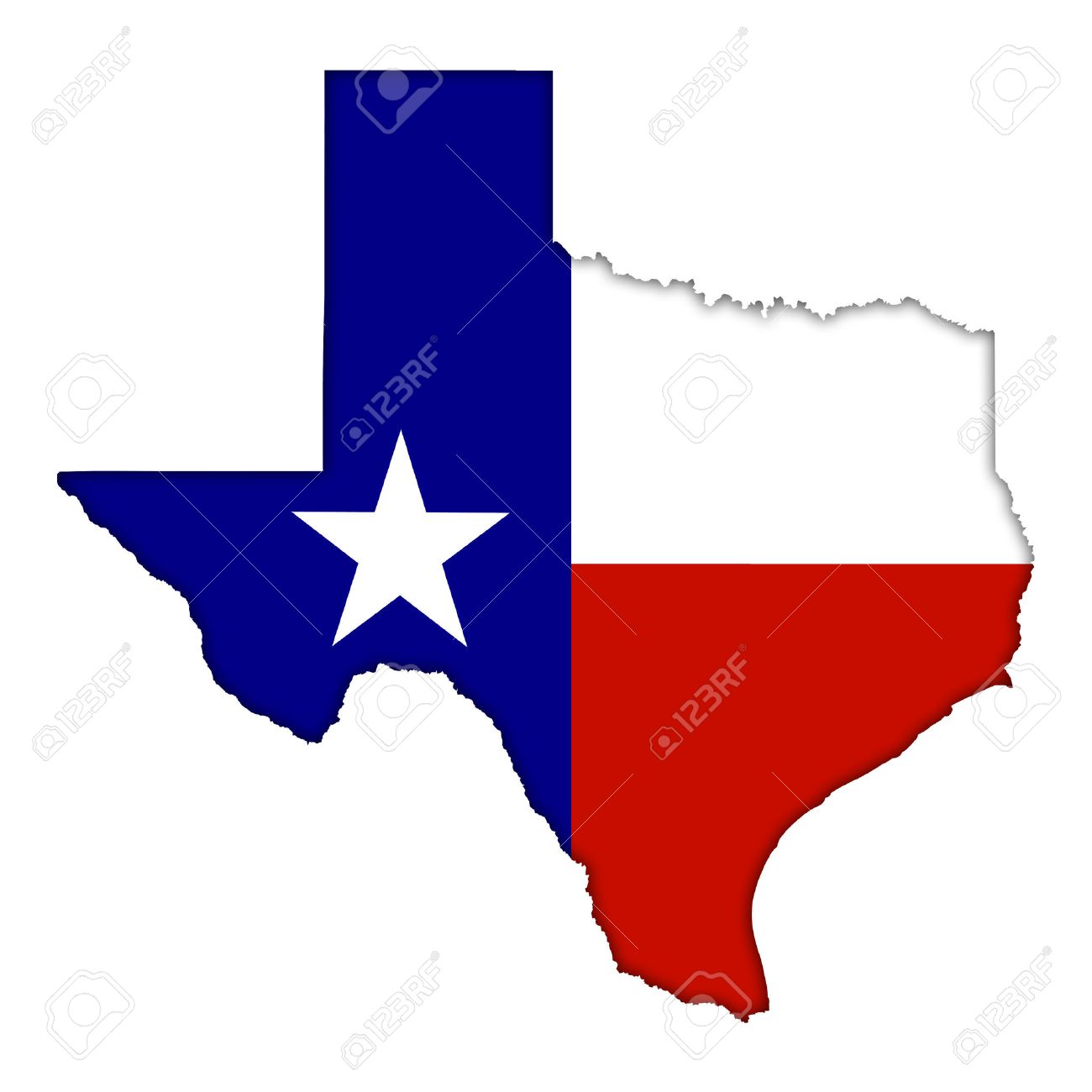 1300x1300 Texas Flag Map Icon Stock Photo, Picture And Royalty Free Image