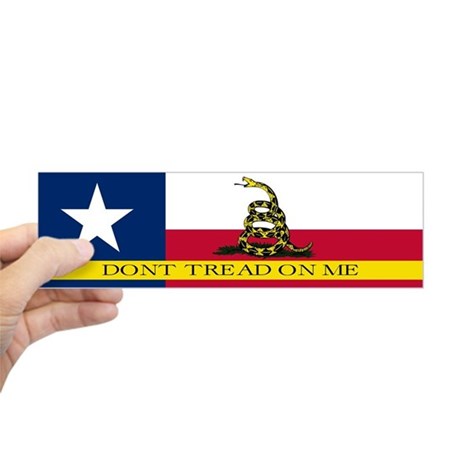 460x460 Texas Flag Bumper Stickers Cafepress