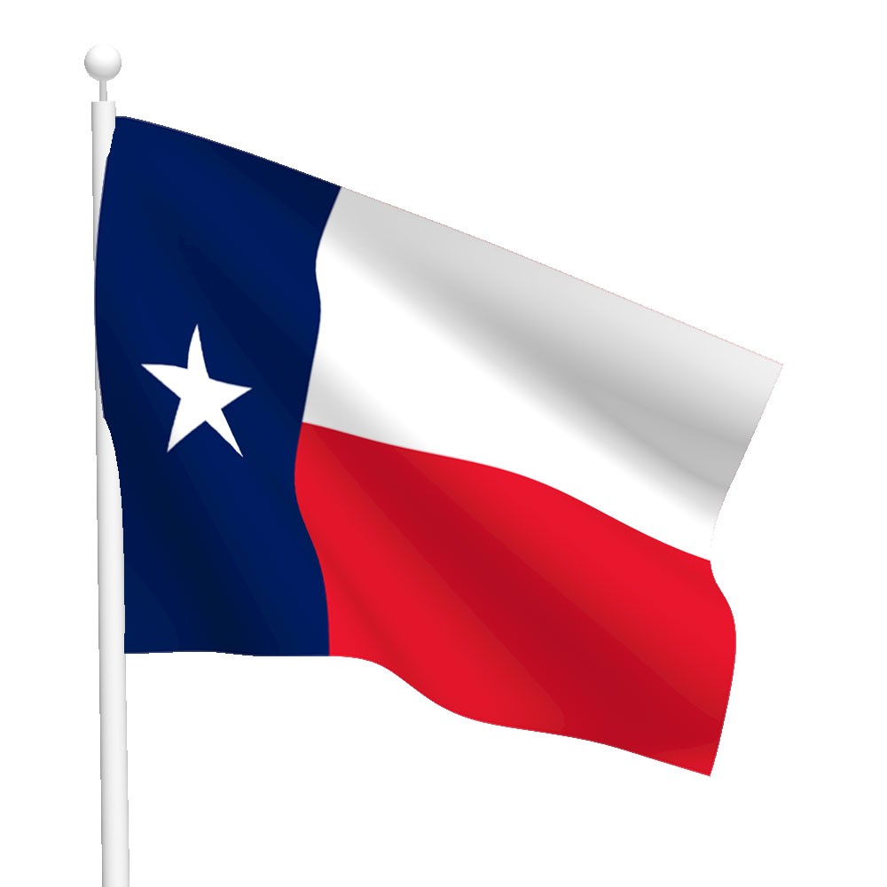 1000x1000 Texas Flag Clipart