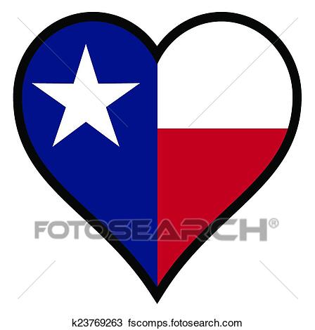 448x470 Clipart Of Love Texas K23769263