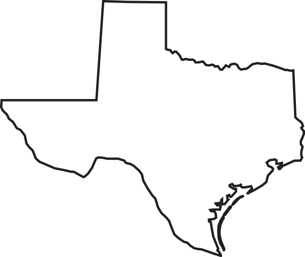 600x506 Texas Outline Clip Art