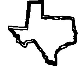 340x270 Texas State Line Art Free Clip Art Image 0 Clipartcow 2