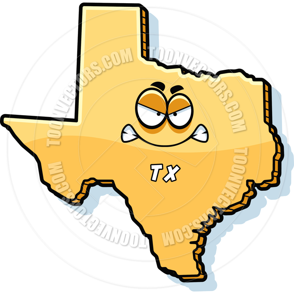 940x940 Cartoon Texas Angry By Cory Thoman Toon Vectors Eps