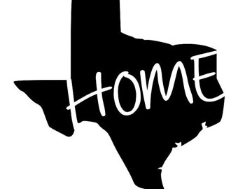 340x270 Texas Home State Outline Design, Svg, Eps, Dxf Formats, Silhouette