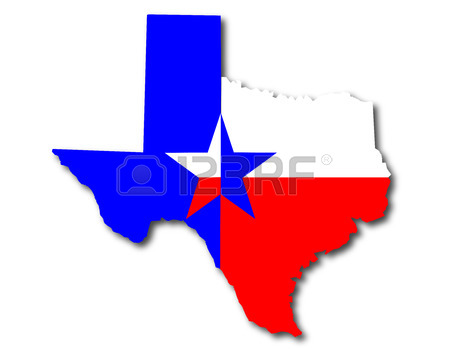 450x351 Texas American State With Flag Silhouette Royalty Free Cliparts