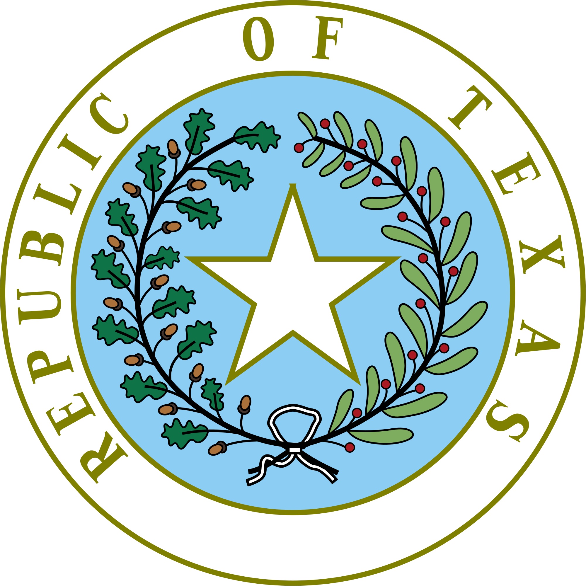 2000x2000 Republic Of Texas The Handbook Of Texas Online Texas State