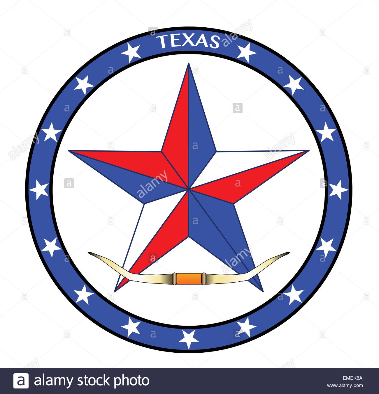 1300x1354 Texas Star And Steer Horns Stock Vector Art Amp Illustration, Vector