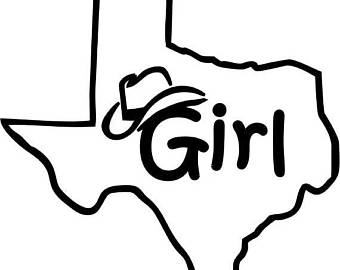 340x270 Texas Outline Hat Etsy