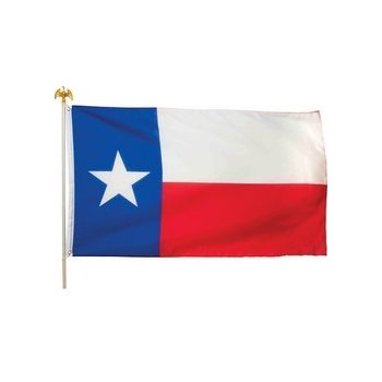350x350 5' X 3' Texas State Flag And Pole Kit Outdoor Flags