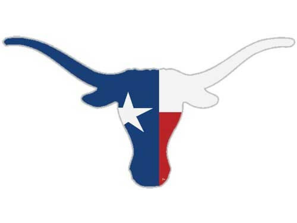1000x750 University Of Texas Longhorns Decal Texas State Flag