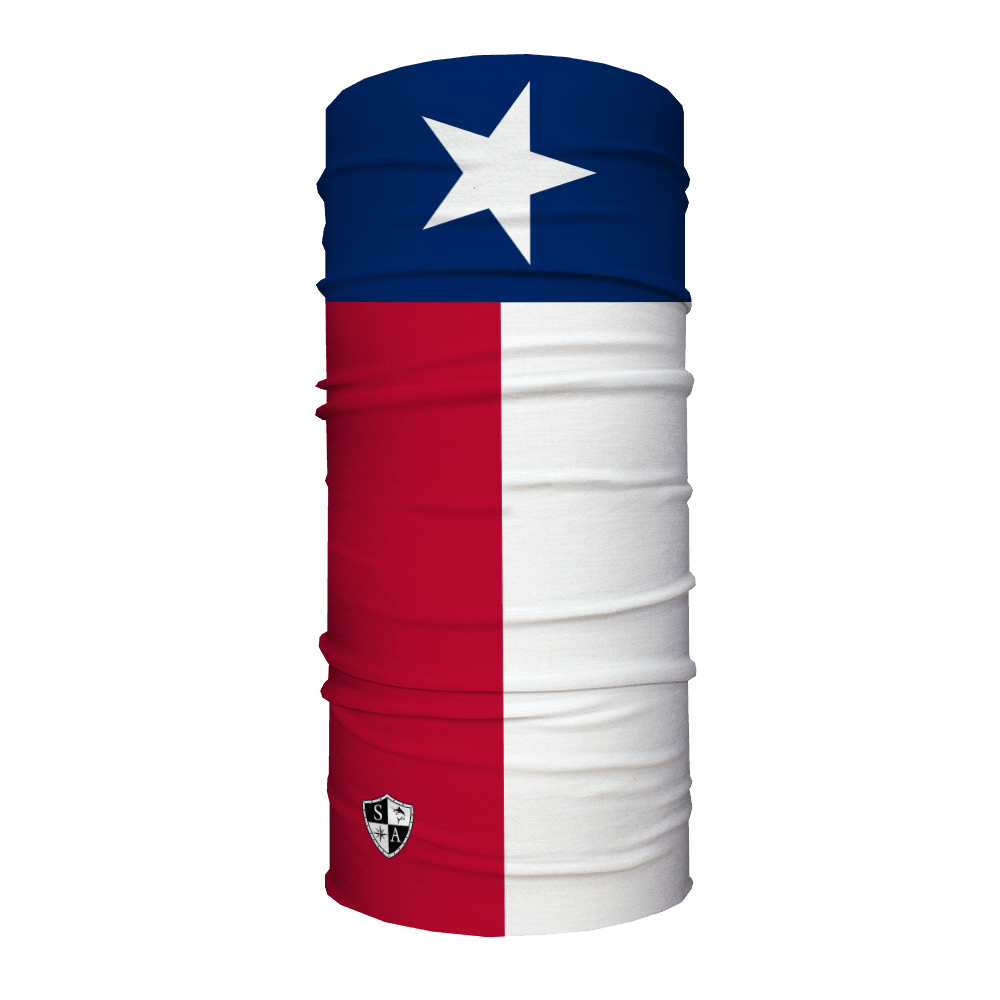 1000x1000 Texas State Flag Themed Face Shield