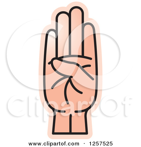 450x470 Sign Language Clipart Letter B