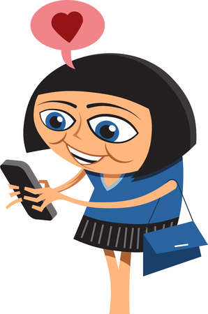 298x450 Person On Cell Phone Clipart