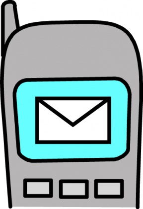 288x421 Text Message Clipart