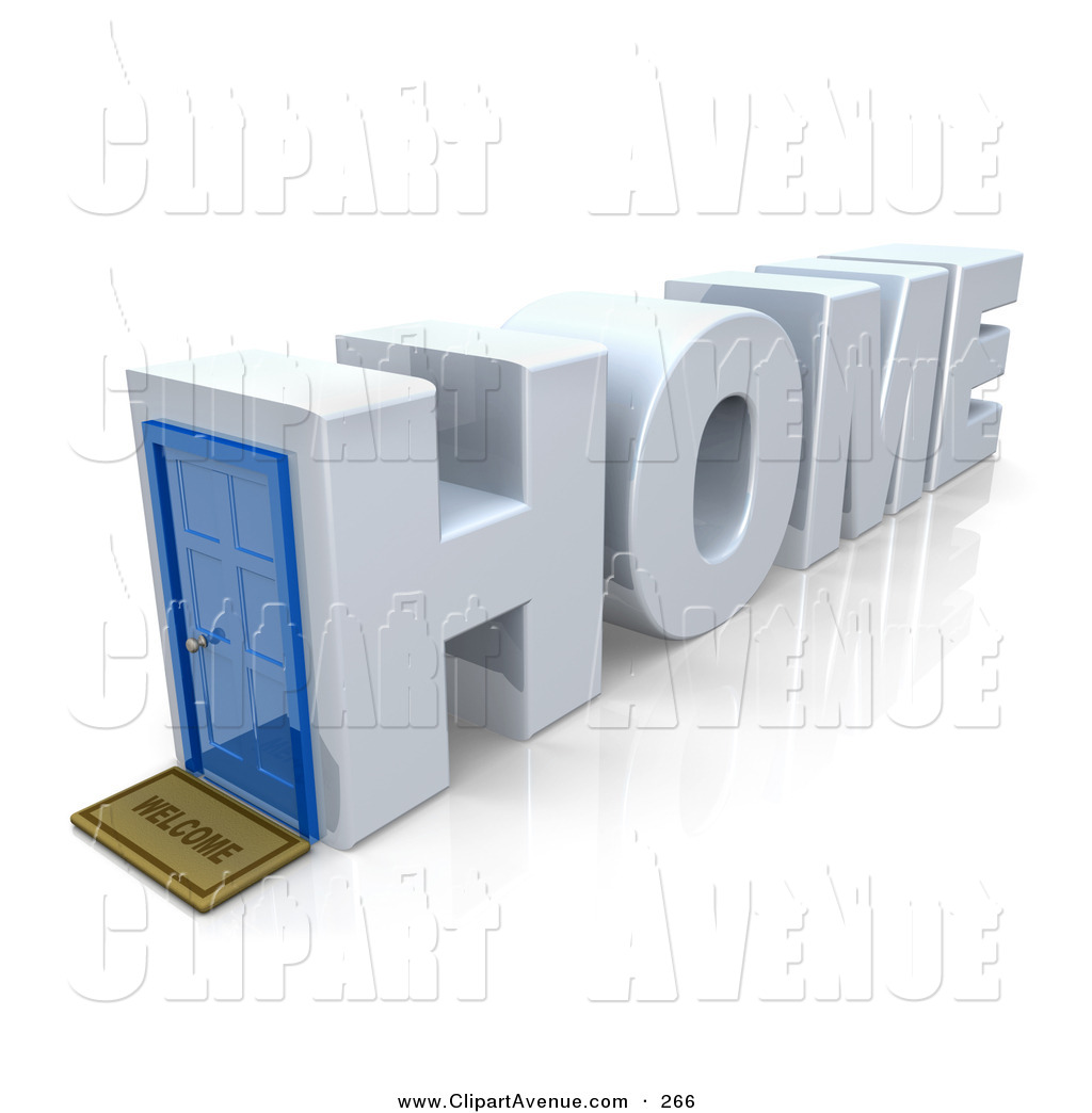 1024x1044 Avenue Clipart Of A Residential House In The Shape Of Text Reading
