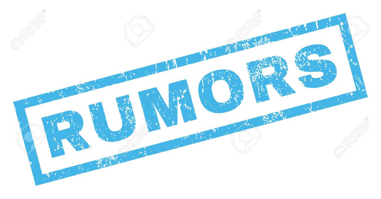 1300x681 Rumors Text Rubber Seal Stamp Watermark. Caption Inside