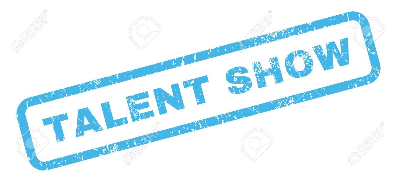 1300x595 Talent Show Text Rubber Seal Stamp Watermark. Caption Inside