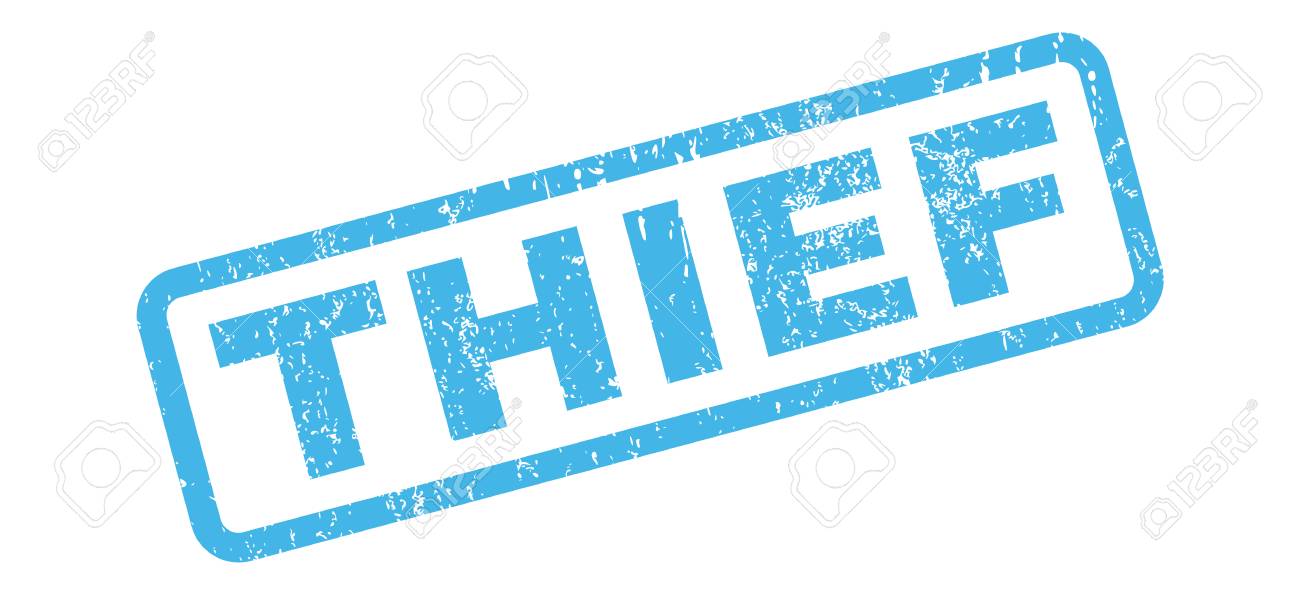 1300x595 Thief Text Rubber Seal Stamp Watermark. Caption Inside Rectangular