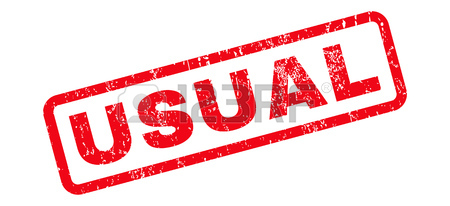 450x206 Usual Text Rubber Seal Stamp Watermark. Caption Inside Rounded