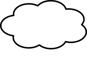 298x213 Clouds Clipart Visio Stencil