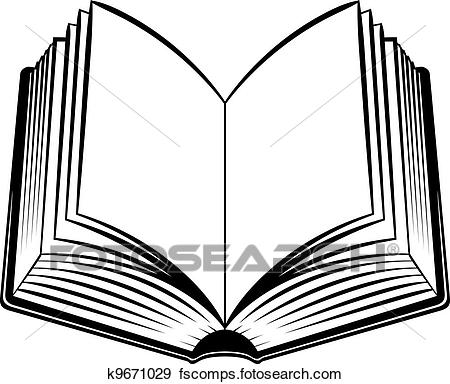 450x384 Clip Art Of Open Book K9671029