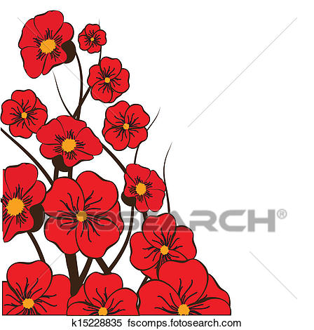 448x470 Clipart Of Roselle Fruits , Thailand K15228835