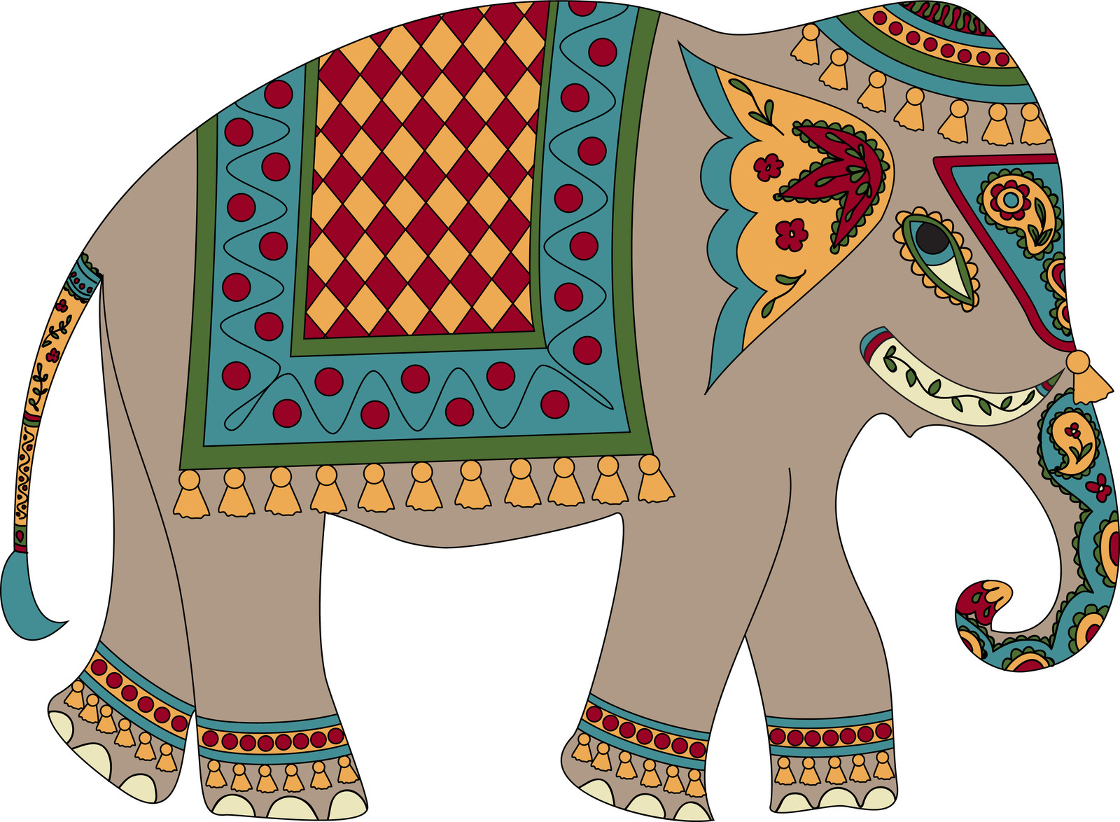 1600x1174 Elephant Clipart Thailand