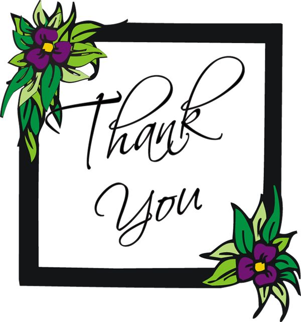 Thank You Card Clipart