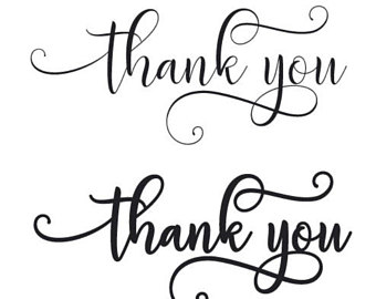 340x270 Thank You Clipart Etsy