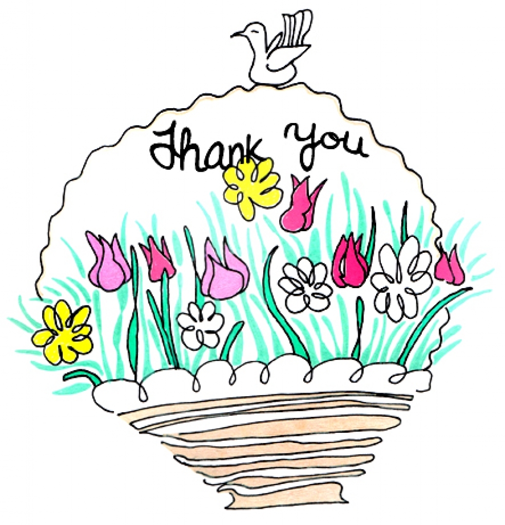 984x1024 Thank You Desktop Clipart