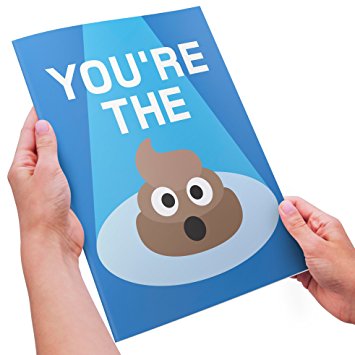 355x355 Funny Thank You Card Emoji