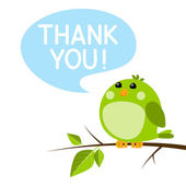 170x170 Orange Blob Saying Thank You, Cute Emoji Character With Word