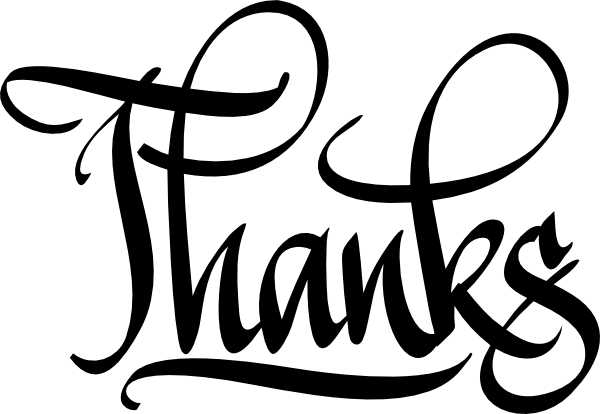 600x414 Thank You Clip Art Clipart Panda