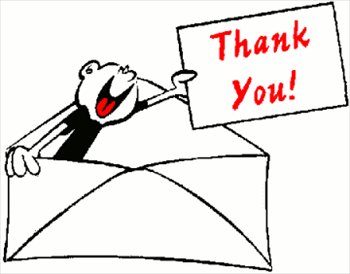 350x274 Thank You Card Clipart