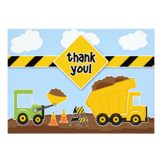 324x324 Construction Thank You Cards