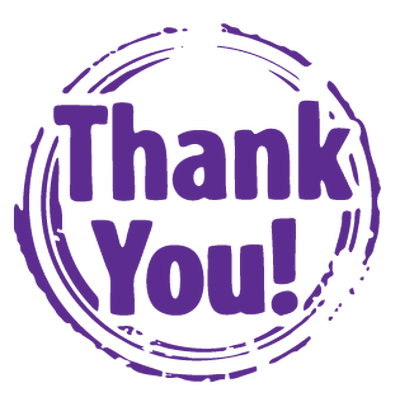 400x400 Thank You Simple Text Transparent Png