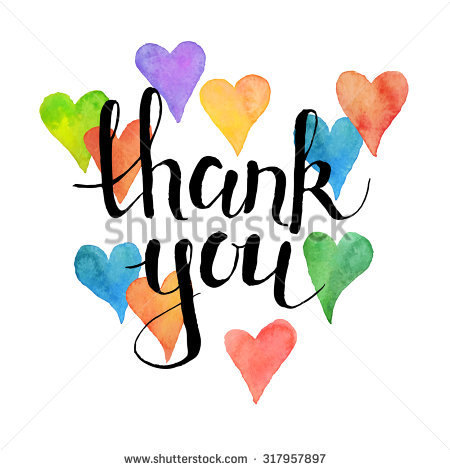 450x470 Typography Clipart Thank You Calligraphy