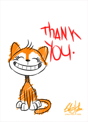 291x400 Cat Thank You Clipart