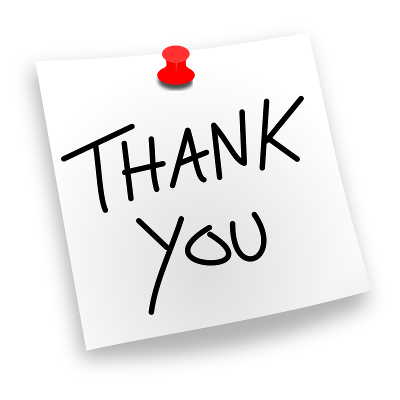 800x800 Thank You Clip Art Clipart Panda