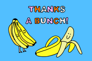 300x200 Thanks A Bunch Bananas