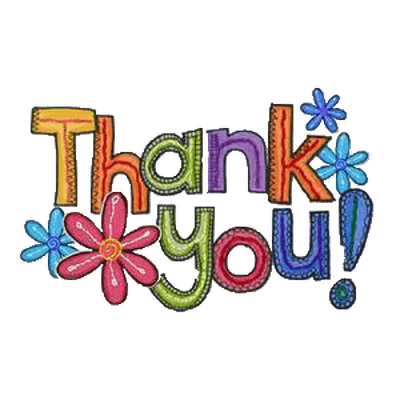 400x400 Thank You Flowers Transparent Png