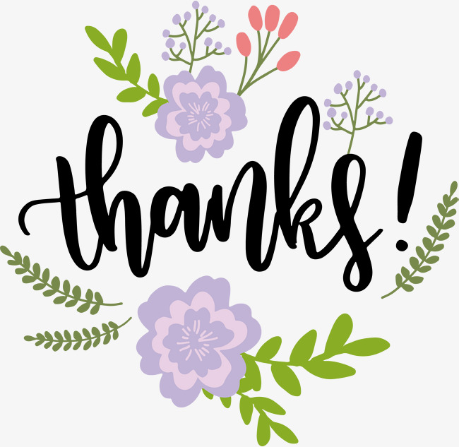 650x633 Little Fresh Thank You Card, Vector Material, Thank You, Thanks