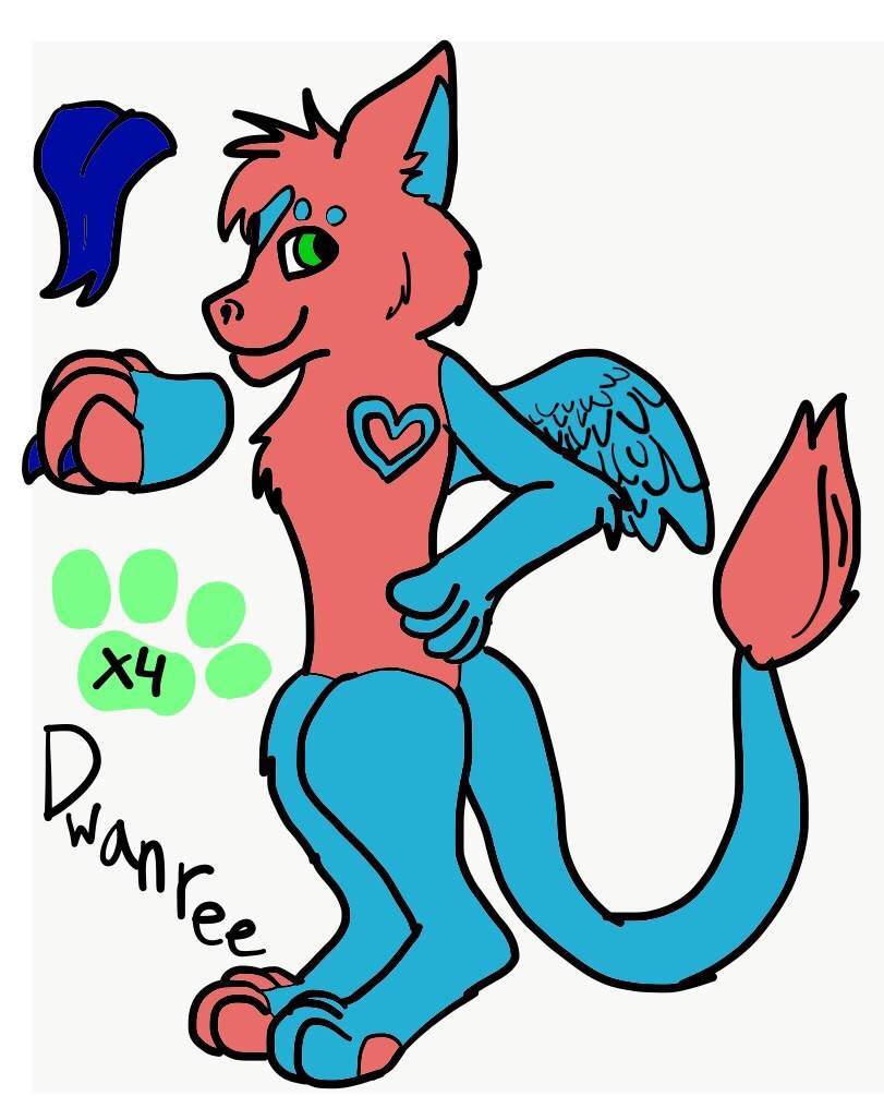 811x1005 Dwanree The Angel Dragon Furry Amino