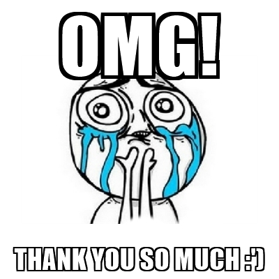 400x400 Omg! Thank You So Much