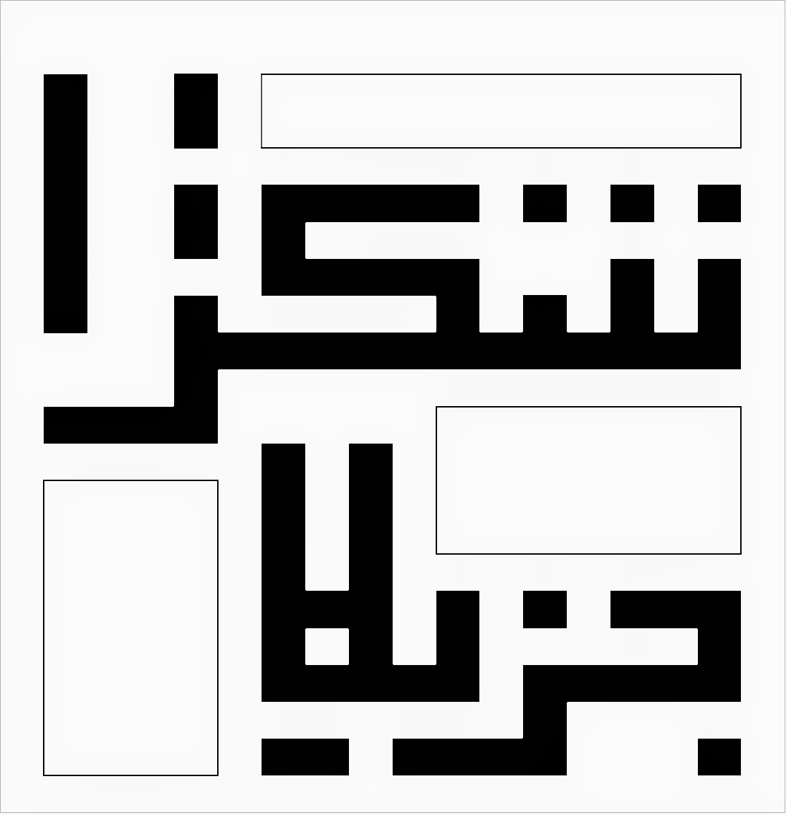 1133x1174 Reinventing Nadine Arabic Thank You Card Square Kufi Script