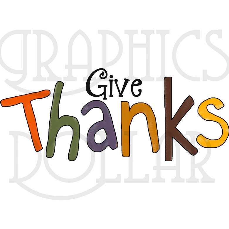 780x780 Give Thanks Thanksgiving Clip Art