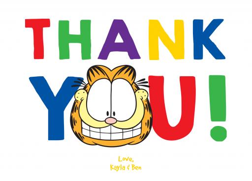 512x368 Garfield Clipart Thank You