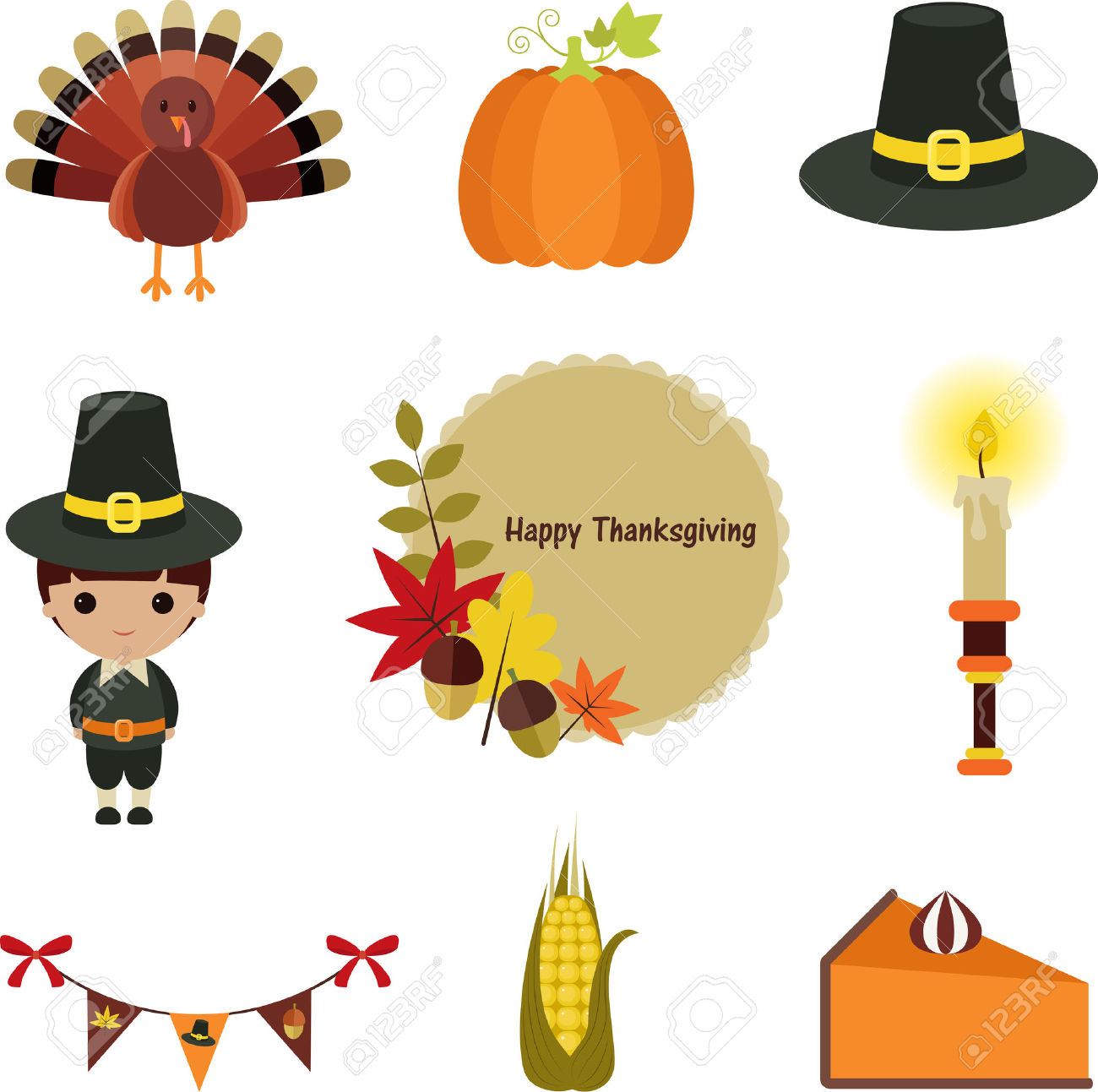 1300x1293 Thanksgiving Clipart Candle