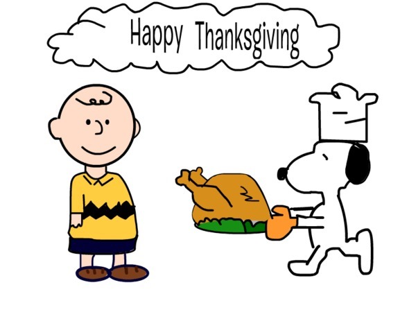 600x450 Charlie Brown Happy Thanksgiving Clipart