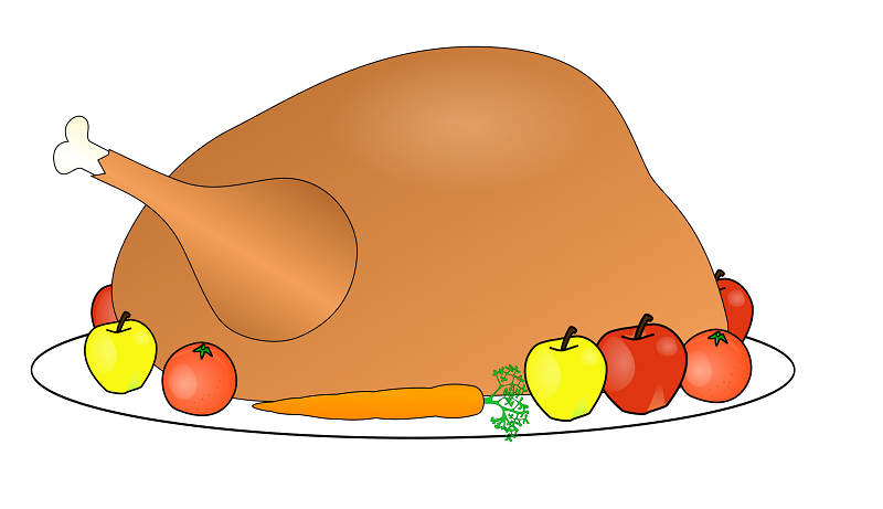 800x461 Happy Thanksgiving Clipart Black And White